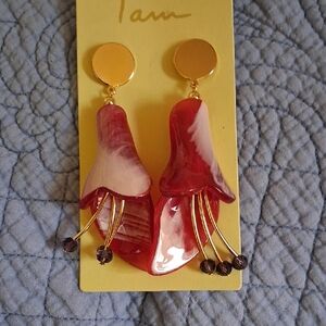 I AM GLASS EARRINGS